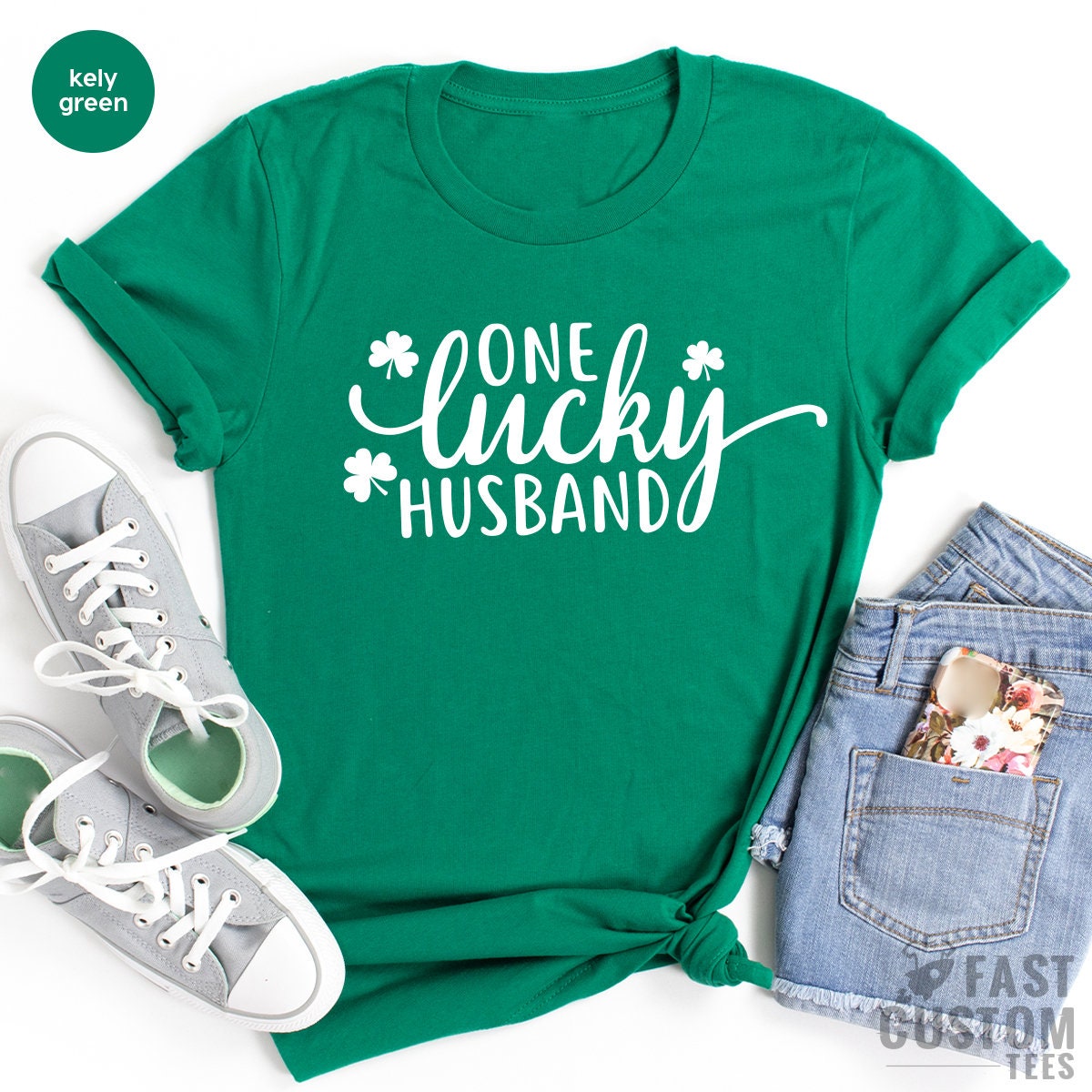 One Lucky Husband Shirt, Husband T Shirt, Gift From Wife, Husband Gifts, Father's Day Shirt, Valentine's Day Shirt, Best Husband TShirt - Fastdeliverytees.com