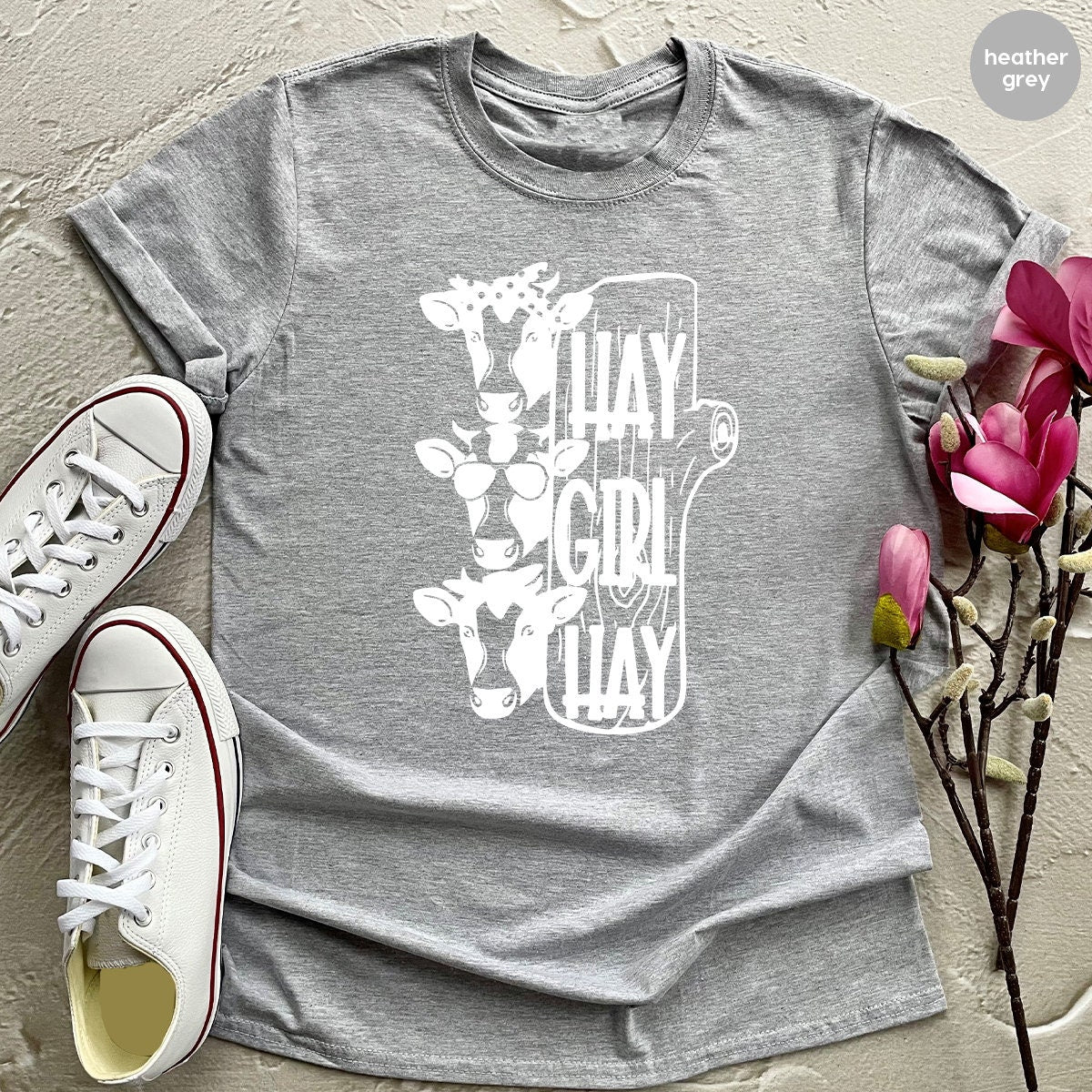 Funny Heifer T Shirt, Cow Bandana T Shirt, Hay Girl Hay Shirt, Farmer Girl Shirt, Crazy Cow T Shirt, Country Life Shirt, Gift For Wife - Fastdeliverytees.com