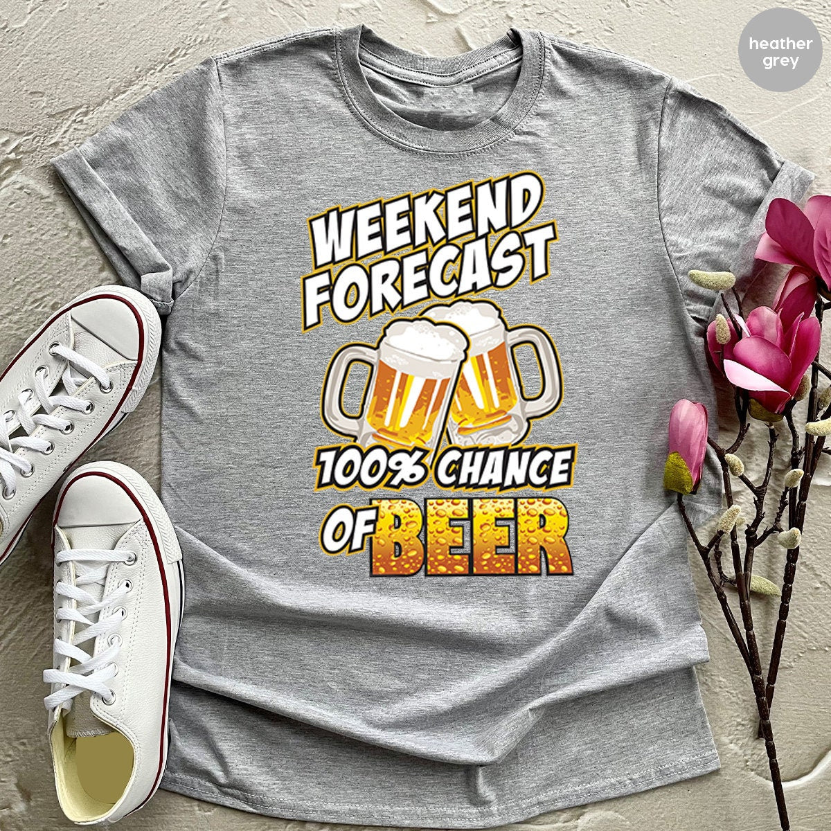 Beer Shirt, Day Drinking Shirt, Beer T Shirt, Funny Quote Shirt, Weekend Forecast Chance Of Beer Shirt, Alcohol Shirt, Bachelor Party Shirt - Fastdeliverytees.com