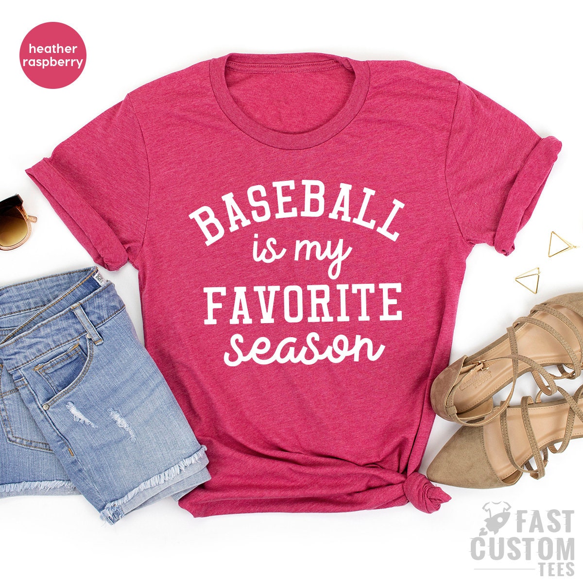 Baseball Mama T-Shirt,Baseball Gift, Baseball Lover Shirt, Baseball Is My Favorite Season Shirt ZW - Fastdeliverytees.com