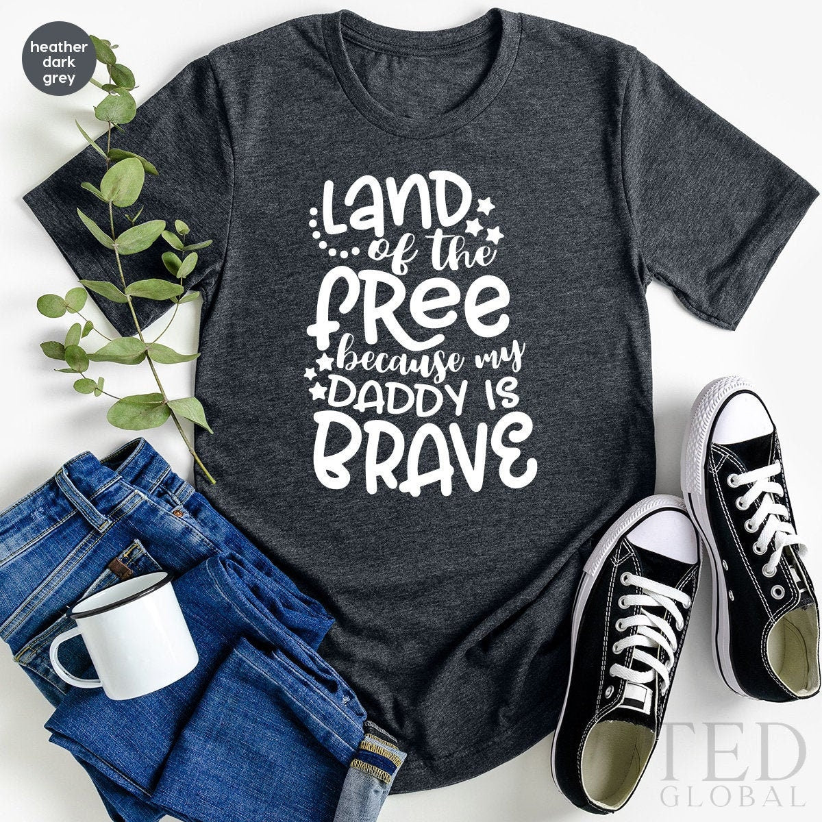 Best Dad T-Shirt,My Daddy Is Brave T Shirt,Patriotic Papa Shirt,Veteran Father Tshirt,Military Father Clothing,Army Men Top,Fathers Day Gift - Fastdeliverytees.com