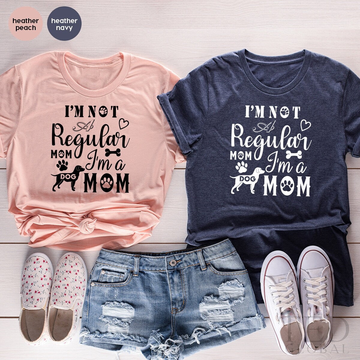 Dog Mom T-Shirt, Dog Lover T Shirt, Personalized Pet Mom TShirt, Mothers Day Shirts, Dog Owner Gift, Dog Mama Hoodies, Dog Shirt For Women - Fastdeliverytees.com