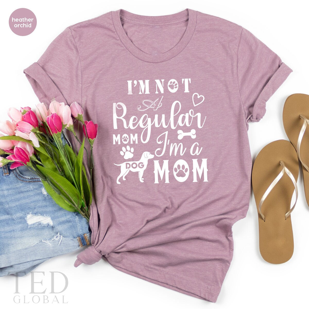 Dog Mom T-Shirt, Dog Lover T Shirt, Personalized Pet Mom TShirt, Mothers Day Shirts, Dog Owner Gift, Dog Mama Hoodies, Dog Shirt For Women - Fastdeliverytees.com