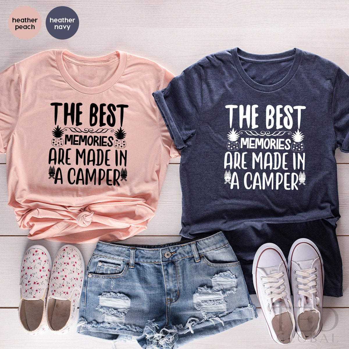 Camper Squads T Shirt, Group Travel T-Shirt, Camping TShirt, Camp Lover Friend Gift, Hiking Shirt, Nature Lover Shirt, Best Memories Tees - Fastdeliverytees.com