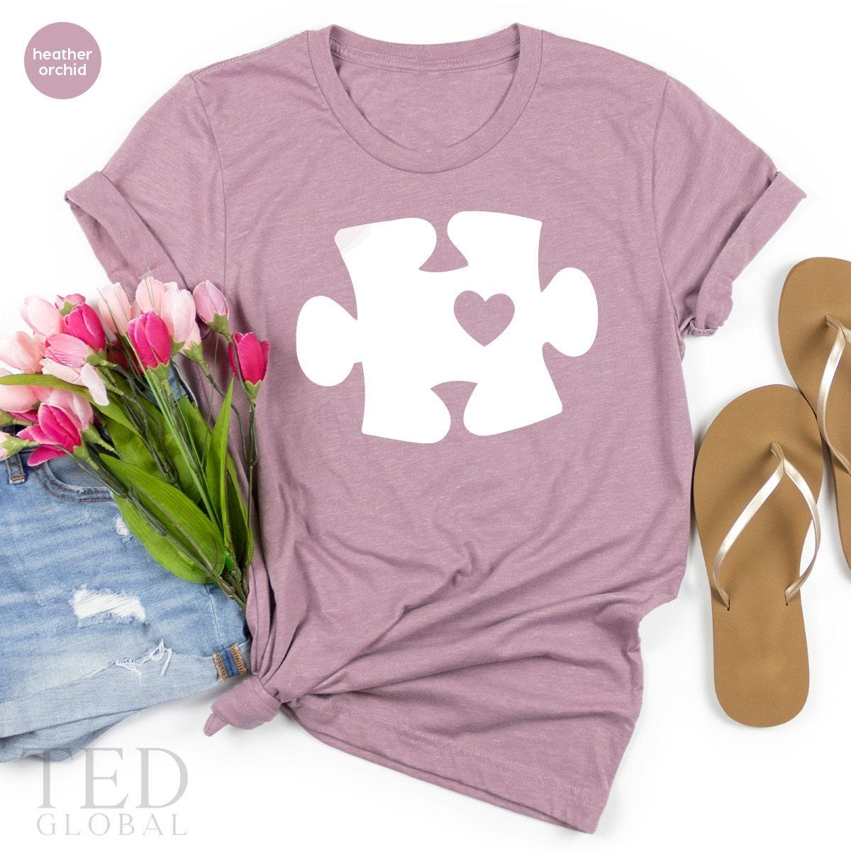 Autistic Child Shirt, SPED Teacher Shirts, Autism Family Shirt, Autism Puzzle - Fastdeliverytees.com