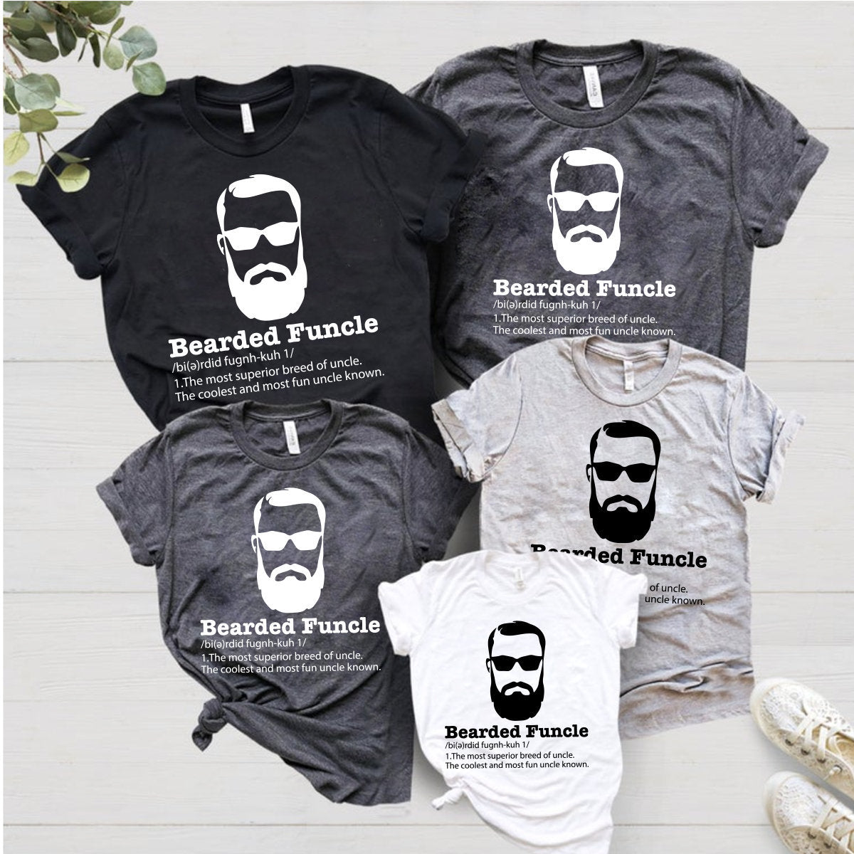 Bearded Funcle Shirt, Funny Uncle Shirt, Bearded Funcle Definition Shirt, Funny Family Gift,Uncle T Shirt,Bearded Uncle Shirt, Uncle Gift - Fastdeliverytees.com