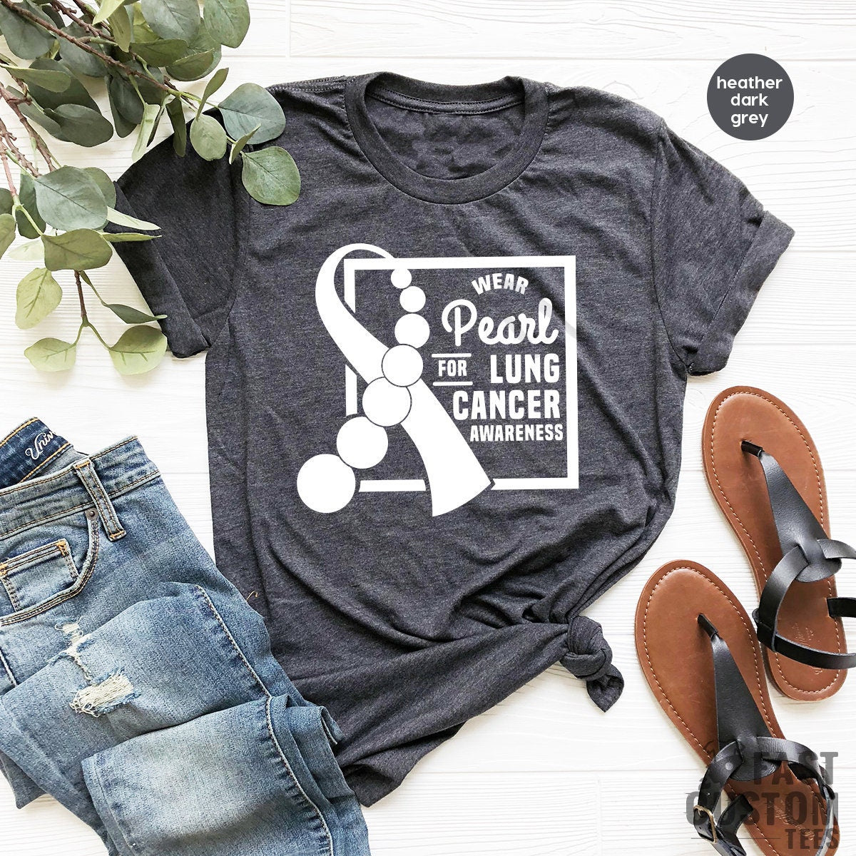 Cancer T Shirt, Lung Cancer Awareness, Cancer Survivor Shirt, Fight Cancer Shirt, Wear Pearl For Lung Cancer, Support Cancer Shirt - Fastdeliverytees.com