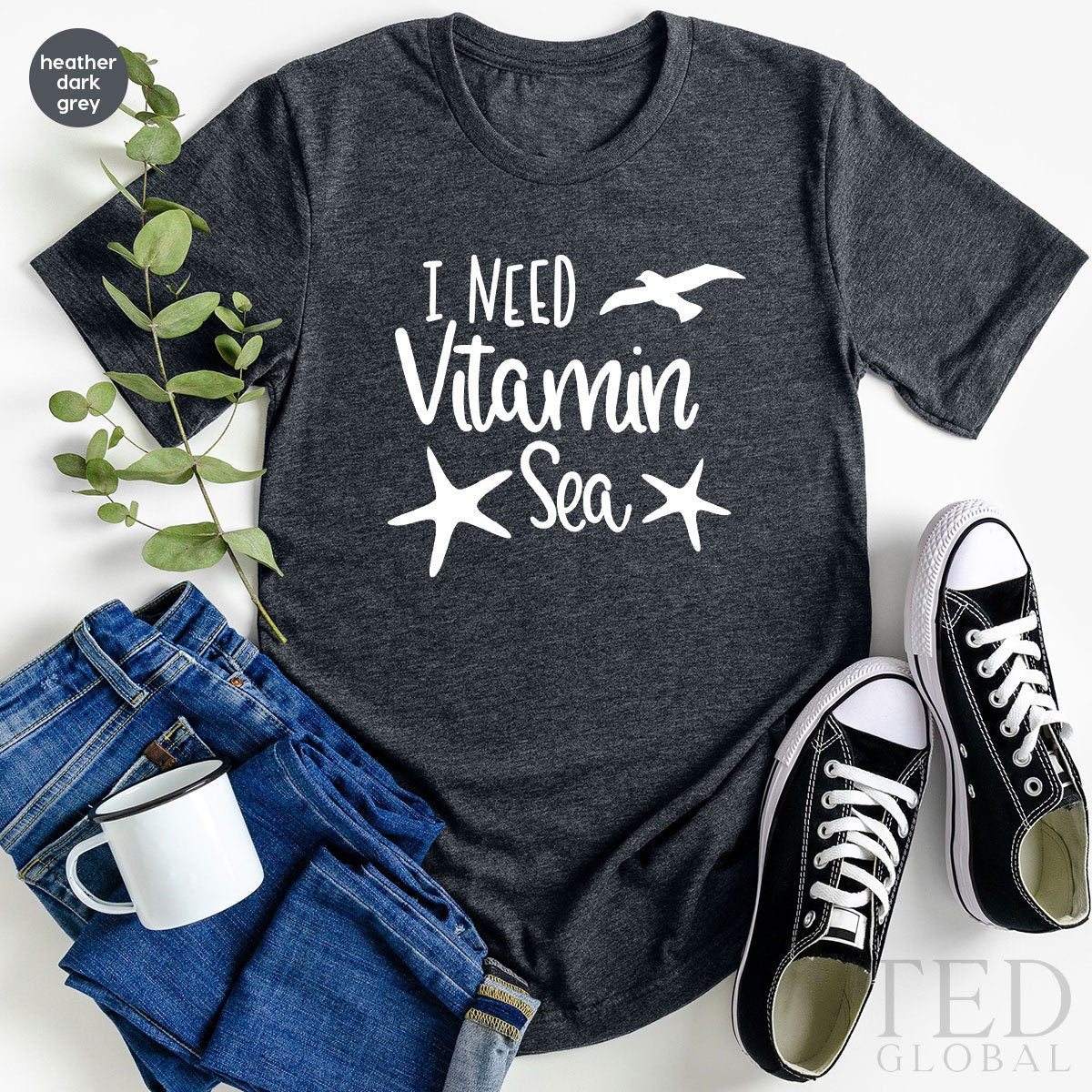 Summer TShirt, Beach Lover Shirt, I Need Vitamin Sea Shirt, Summertime Shirt, Girls Trip T Shirts, Family Vacation Shirt, Vitamin C T-Shirt - Fastdeliverytees.com