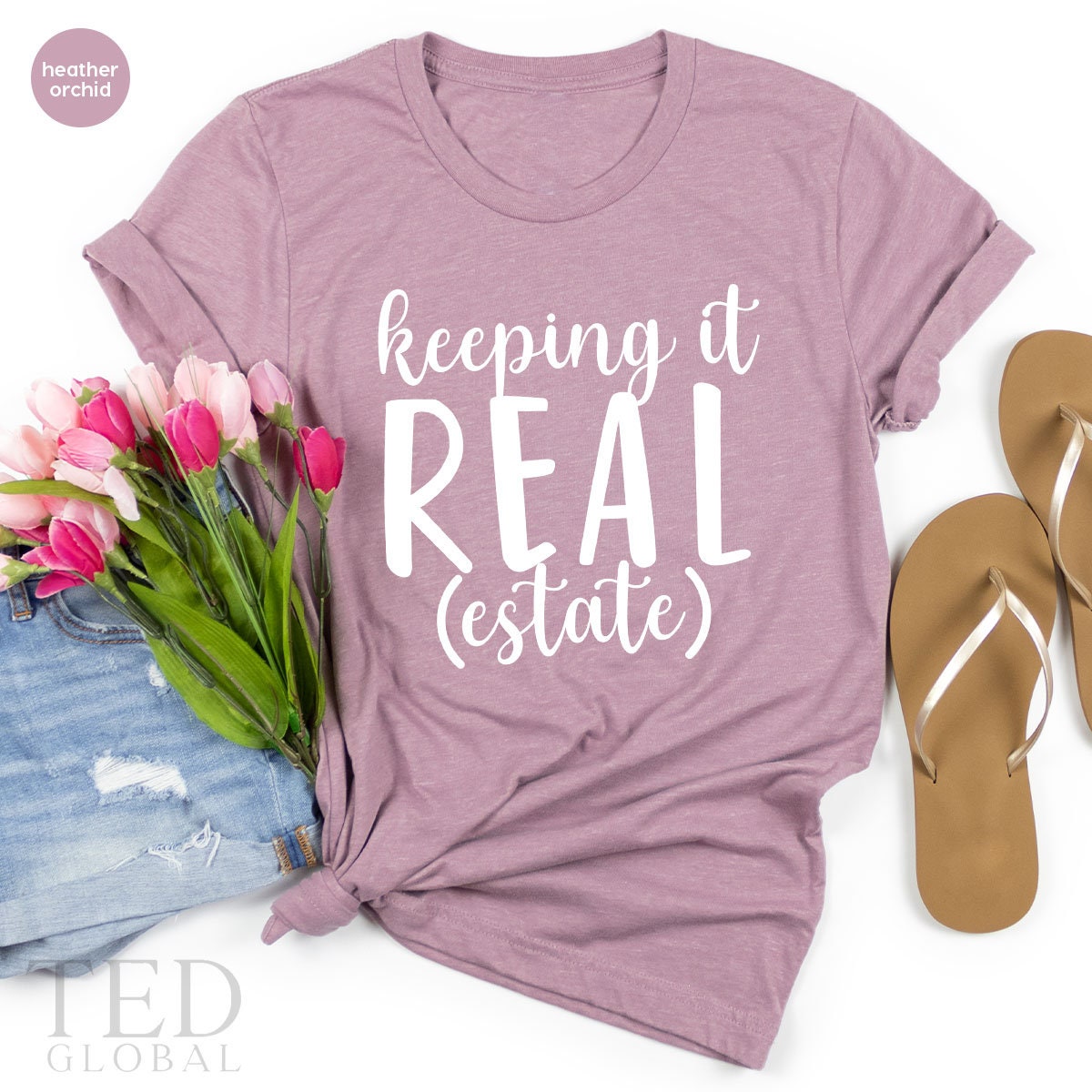 Real Estate Gift, Funny Real Estate Shirt, Home Seller T Shirt, Keeping It Real Estate T-Shirt, Real Estate Agent Tee, Seller Girl TShirt - Fastdeliverytees.com