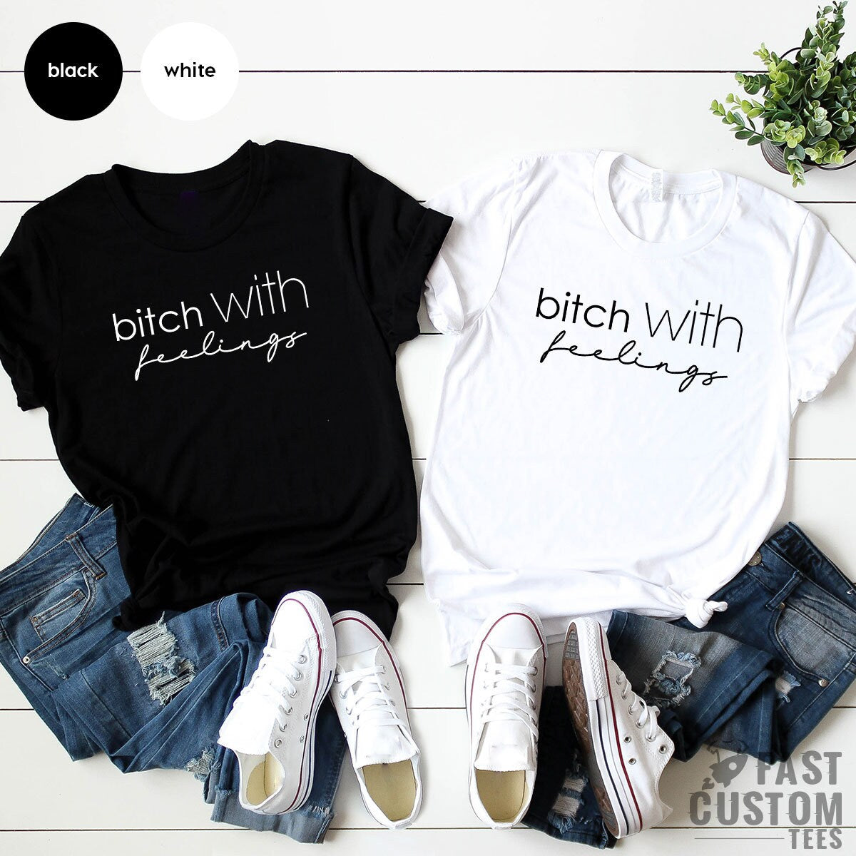 Funny Woman Shirt, Funny Bitch Shirt, Bitch With Feelings, Sassy Woman TShirt, Gift For Woman, Sassy Girls Shirt, Bitch TShirt - Fastdeliverytees.com