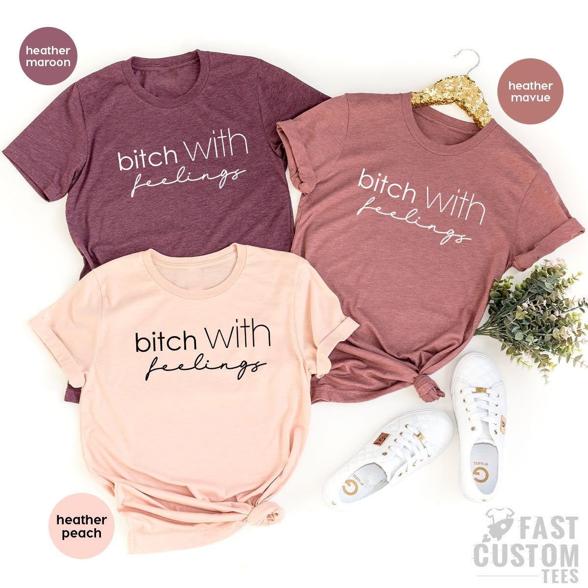 Funny Woman Shirt, Funny Bitch Shirt, Bitch With Feelings, Sassy Woman TShirt, Gift For Woman, Sassy Girls Shirt, Bitch TShirt - Fastdeliverytees.com