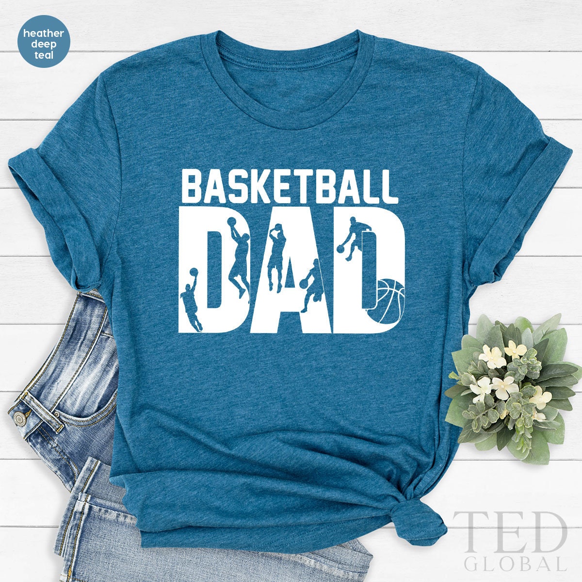 Basketball Dad Shirt, Basketball Lover TShirt, Basketball Shirt Men, Fathers Day Gift, Dad Birthday Gift, Basketball T-Shirt, Gifts For Dad - Fastdeliverytees.com