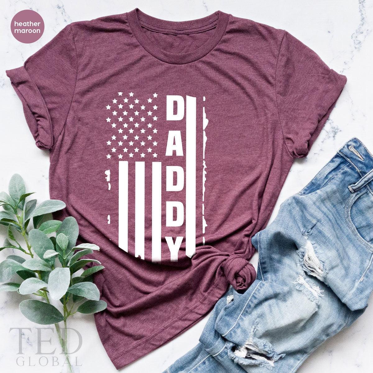 4th Of July Dad Shirt, Fathers Day Gifts, Veteran TShirt, Patriotic Shirt, USA Flag Shirt, USA Daddy Shirt, Independence Day Shirt - Fastdeliverytees.com