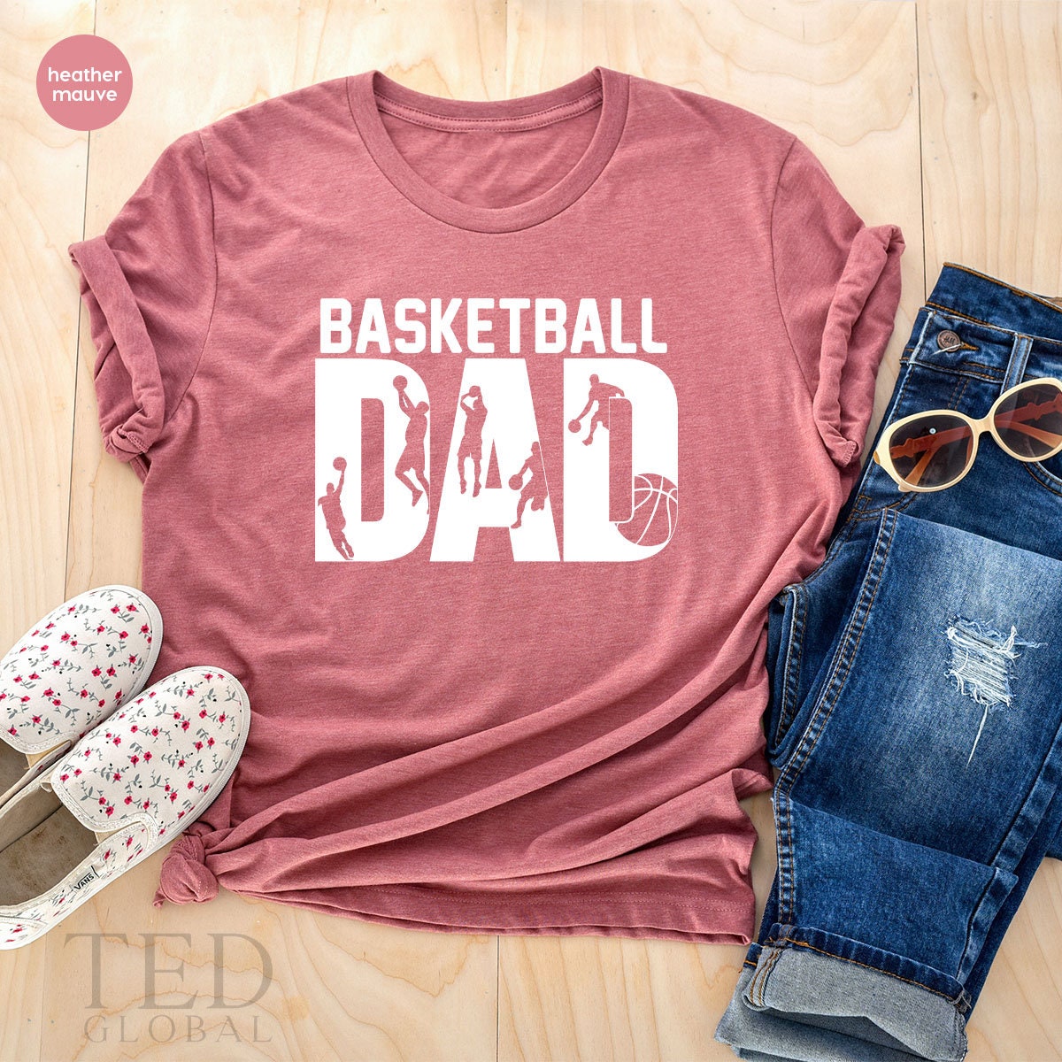 Basketball Dad Shirt, Basketball Lover TShirt, Basketball Shirt Men, Fathers Day Gift, Dad Birthday Gift, Basketball T-Shirt, Gifts For Dad - Fastdeliverytees.com