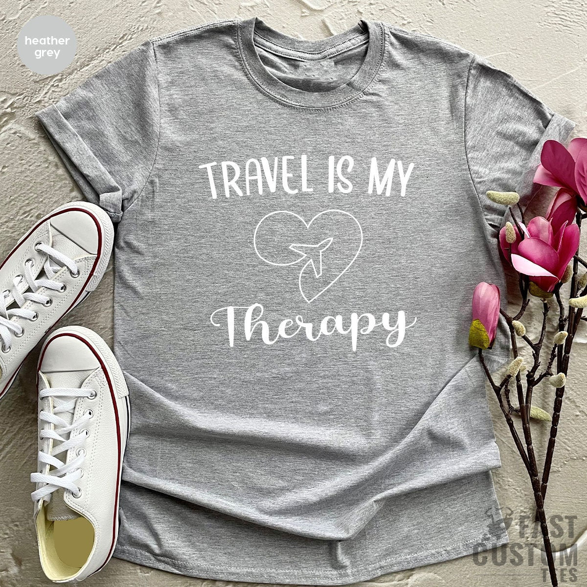 Travel Is My Therapy Shirt, Travel Shirt, Traveler Gift, Funny Travel Shirt, Travel Buddies Shirt, Vacation T Shirt, Gift For Traveler - Fastdeliverytees.com