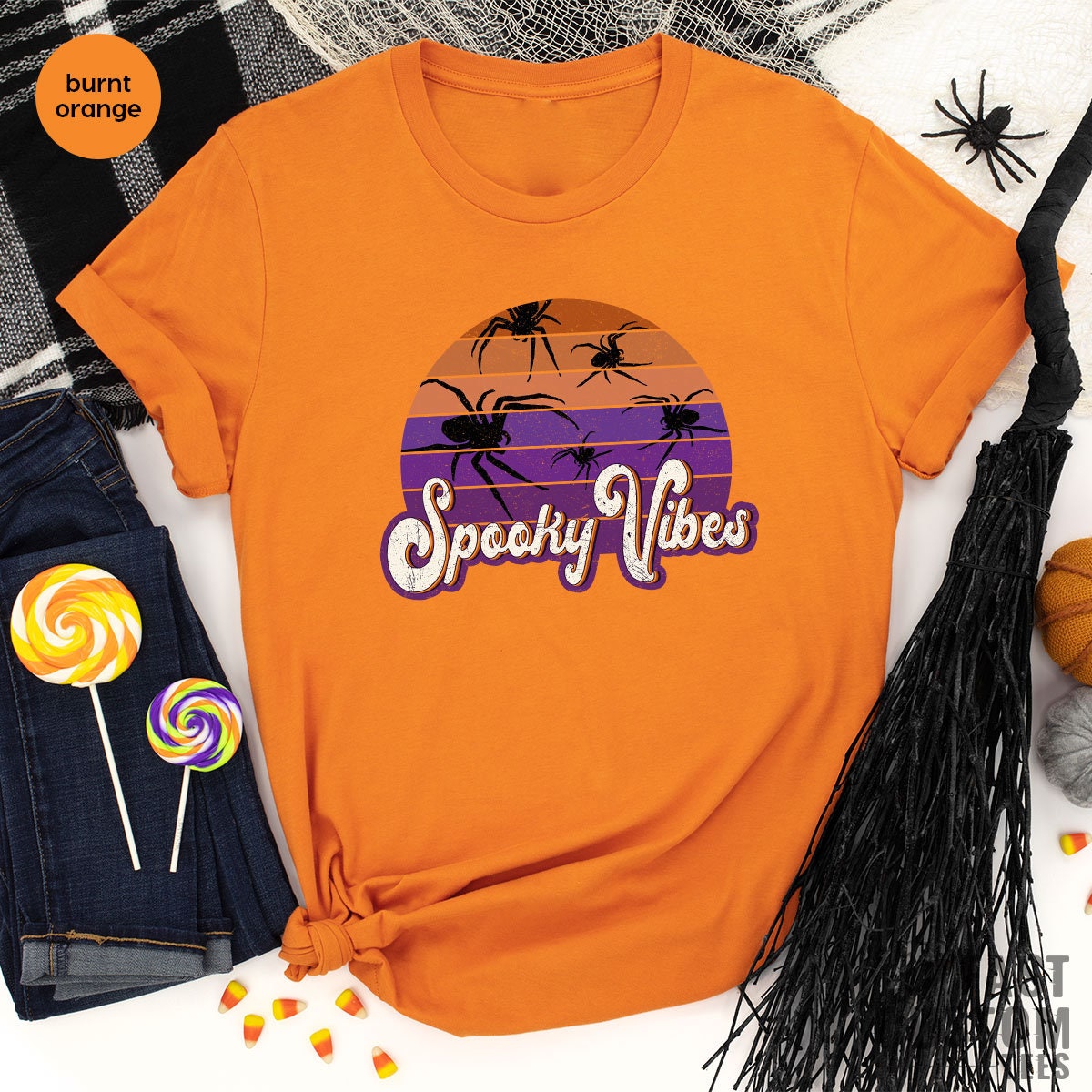 Spooky Vibes Shirt, Halloween Shirt,Halloween Party TShirt, Halloween Gift, Halloween Vibes T-Shirt, Cute Halloween Shirts - Fastdeliverytees.com