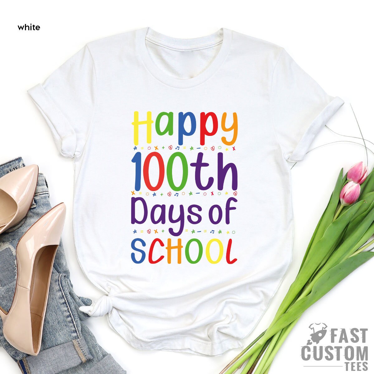 Funny Back To School Shirt, Teacher's Gift Shirt, 100th Day Celebration Shirt, Kindergarten Tee - Fastdeliverytees.com