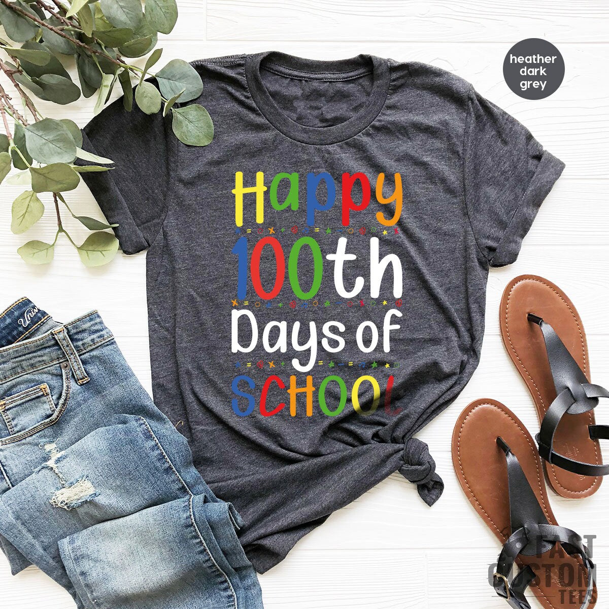 Funny Back To School Shirt, Teacher's Gift Shirt, 100th Day Celebration Shirt, Kindergarten Tee - Fastdeliverytees.com