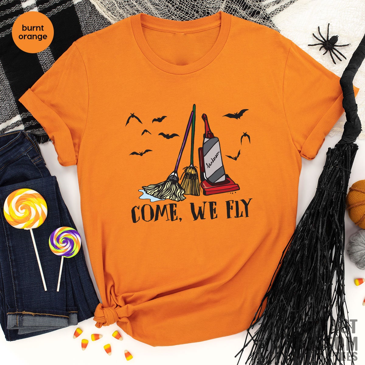 Come We Fly Shirt, Halloween Shirt, Hocus T-Shirt, Funny Halloween Movie TShirt, Witch T Shirt, Fall Clothing, Halloween Gift For Women - Fastdeliverytees.com