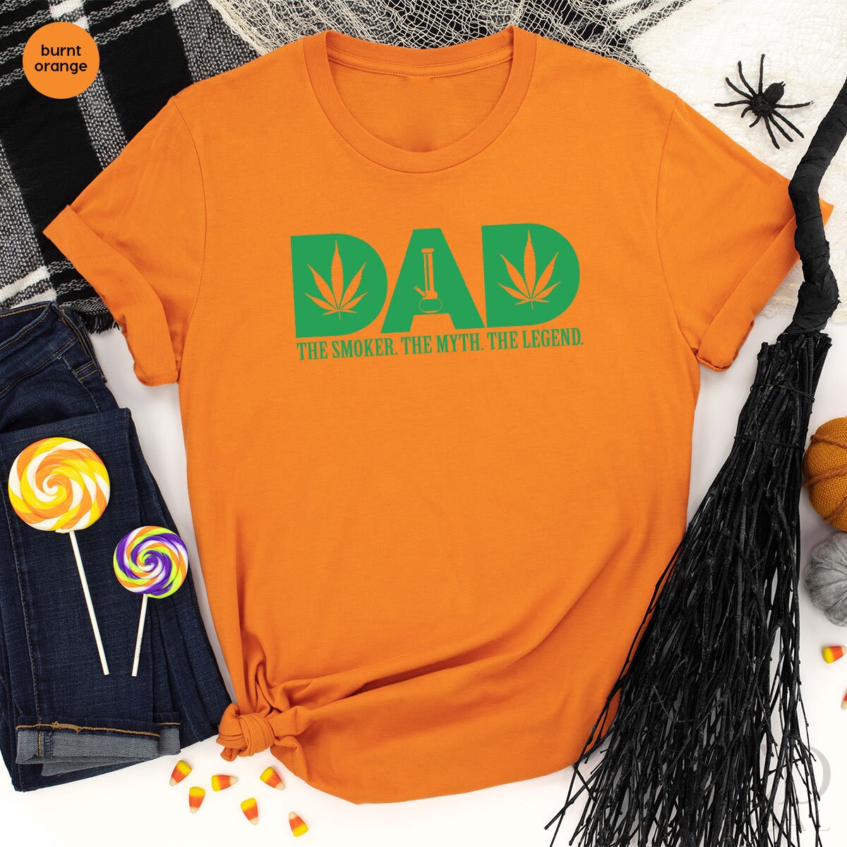 Funny Smoking Dad Shirt, Weed Lover T-Shirt, Cannabis Daddy T Shirt, The Myth Dad Shirt, The Legend Dad Tee, Marijuana T-Shirt, Gift For Dad - Fastdeliverytees.com