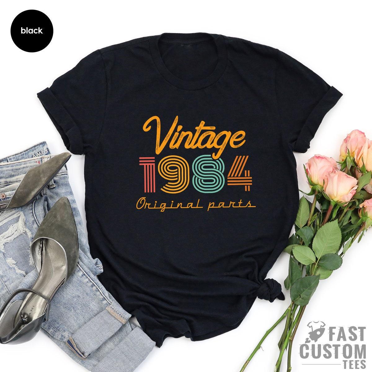 37th Birthday Shirt, Vintage T Shirt, Vintage 1984 Shirt, 37th Birthday Gift For Women, 37th Birthday Shirt Men, Retro Shirt, Vintage Shirts - Fastdeliverytees.com