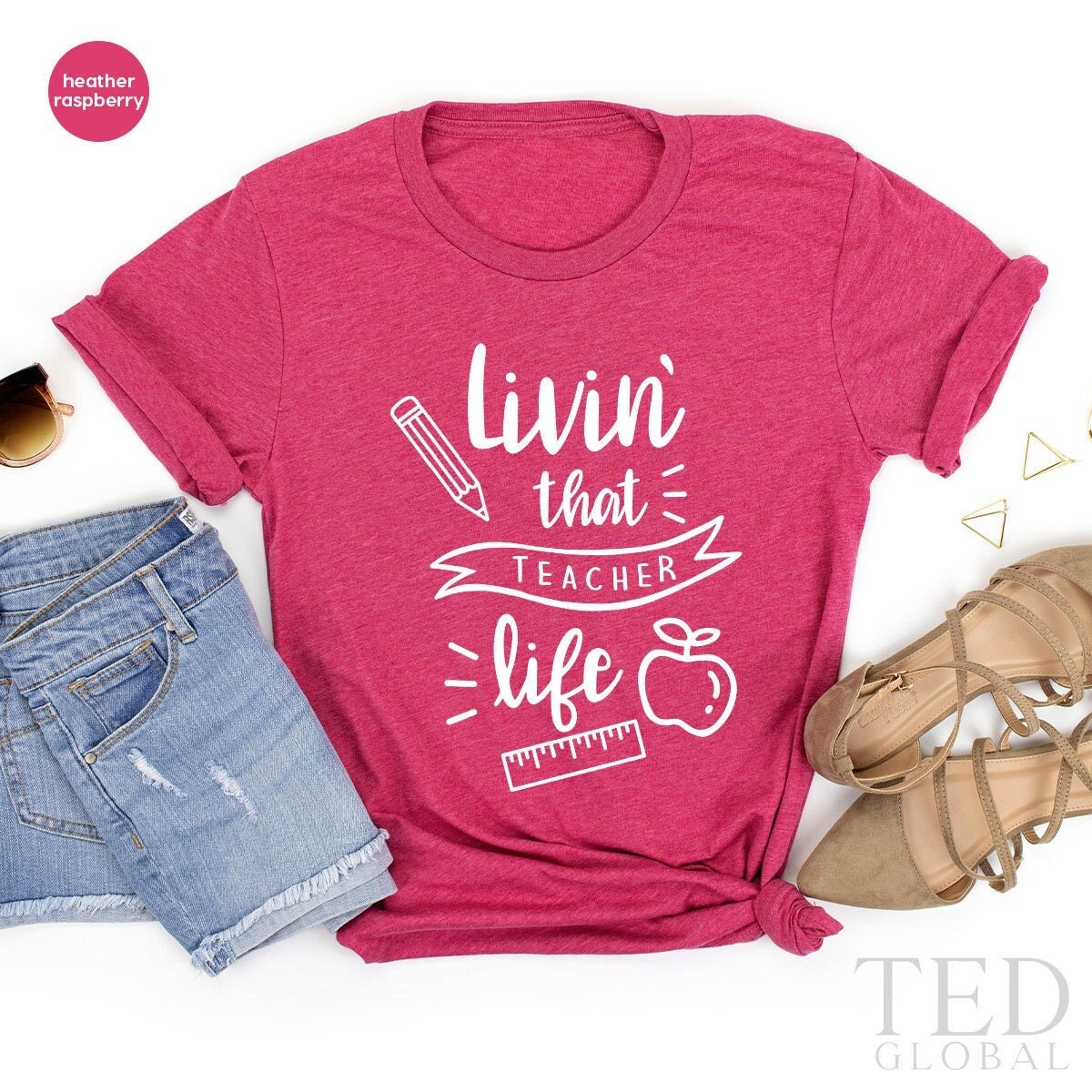 Teach Love Inspire Shirt, Teacher Shirt, Gift For Teacher