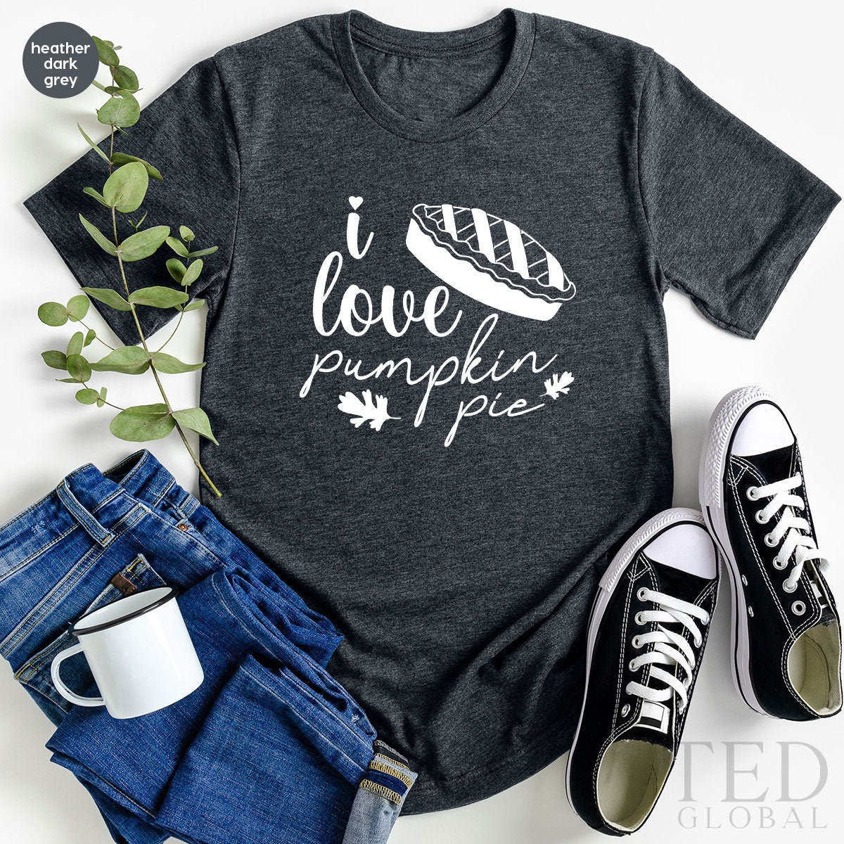 Cute I Love Pumpkin Pie T-Shirt, Funny Thanksgiving T Shirt, Family Fall Shirts, Autumn Shirt, Funny Pie TShirt, Gift For Thanksgiving - Fastdeliverytees.com