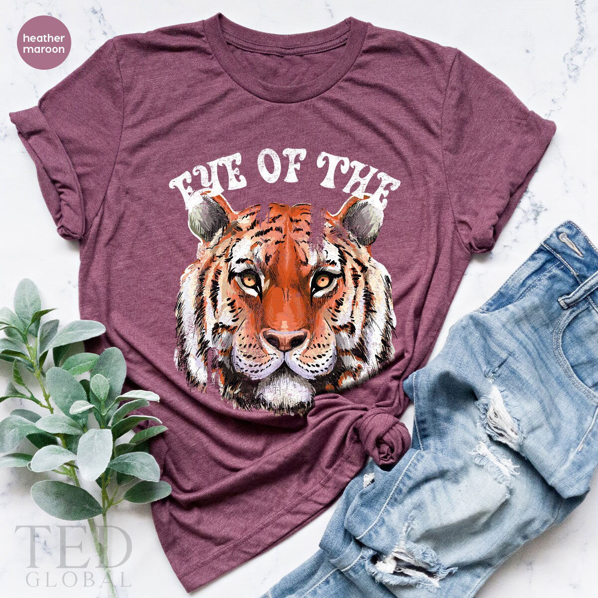 Cute Animal Shirt, Animal Lover T Shirt, Tiger T Shirt, Eye Of The Big Cat Shirts, Big Cat Lover Tee,  Tiger Owner T-Shirt, Gift For Tiger - Fastdeliverytees.com