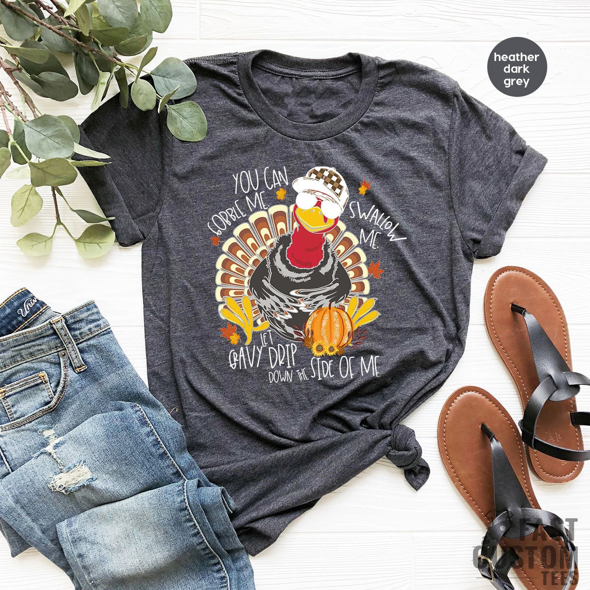 Gobble Me Swallow Me Shirt, Thanksgiving Shirt, Funny Thanksgiving Tee, Fall Thankful Shirt, Thanksgiving Dinner, Thankful Shirts For Women - Fastdeliverytees.com