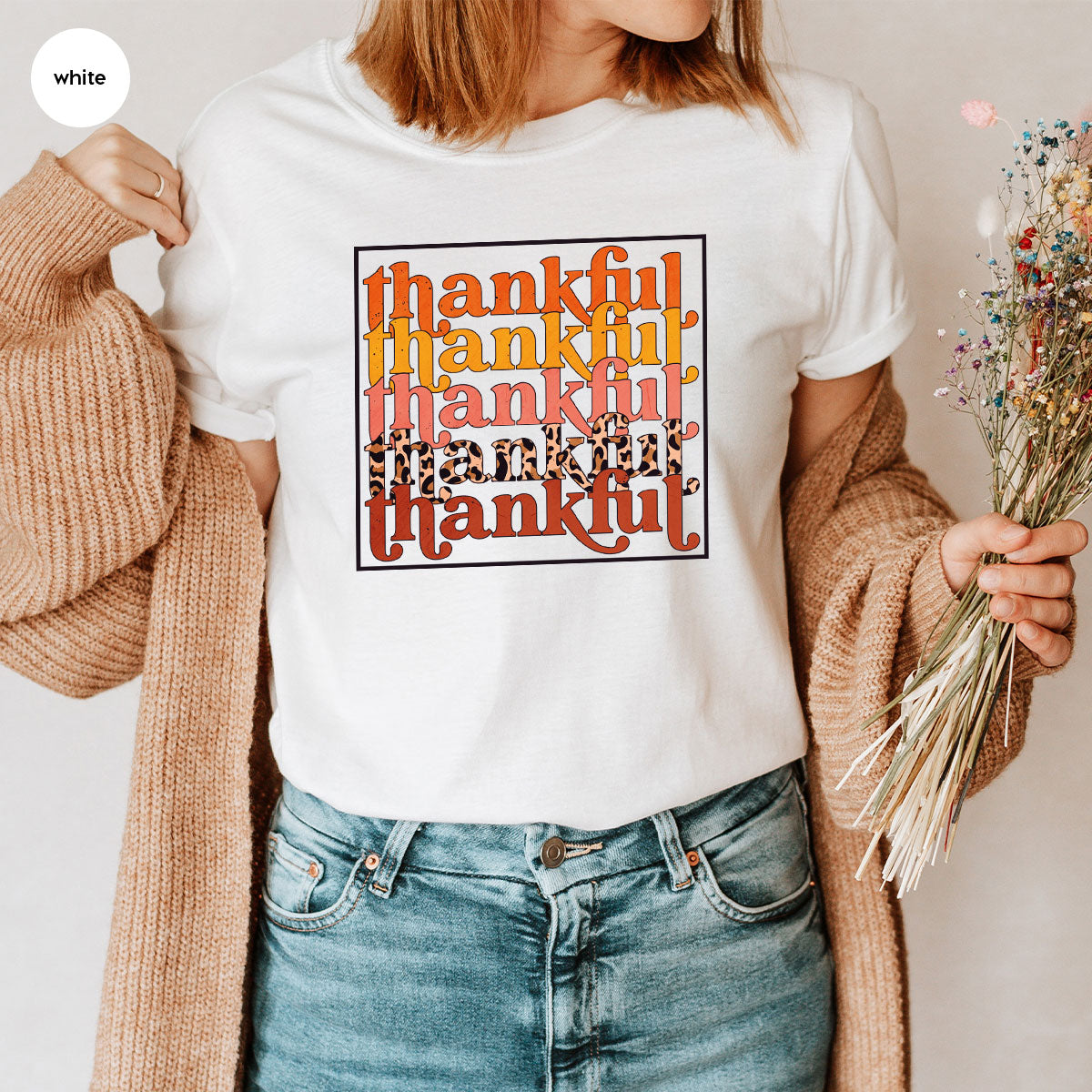 Fall T-Shirt, Thanksgiving Shirt, Fall Vibes Hoodie, Fall T-Shirt Women, Thankful T-Shirt